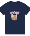 Snygg och sassy t-shirt med mjauande katt i retrostil