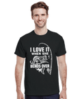 T-shirt Original – I Love It When She Bends Over - Shirty