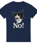 Rolig t-shirt med katt och tydligt budskap