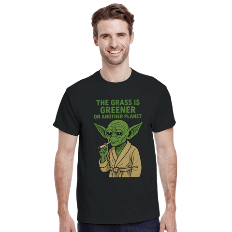 T-shirt Original - The Grass Is Greener On Another Planet - Shirty