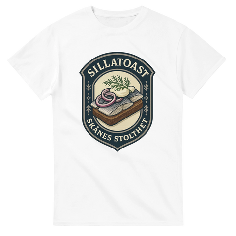 Sillatoast – Skånes stolthet tryckt på T-shirt Original från Shirty.se