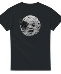 T-shirt med måne och raket – filmklassikerinspirerat motiv – svart