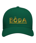 Grön truckerkeps med text Böda