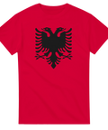 Tröja med Albaniens nationalemblem