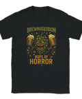 T-shirt med humlemonster och texten Brewmageddon – Hops of Horror, svart