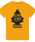 Gul t-shirt med svart Wunderbaum och texten EPA King Raggare