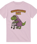 T-shirt med Grannysaurus Rex – dinosauriemormor med rullator