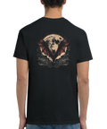 T-shirt med skräckmotiv vampyr för halloween eller skräck