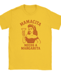 T-shirt med kvinna och texten Mamacita Needs a Margarita
