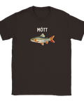 T-shirt för fiskare med motiv av mört – "MÖTT"