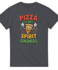 Rolig T-shirt med texten Pizza is my Spirit Animal