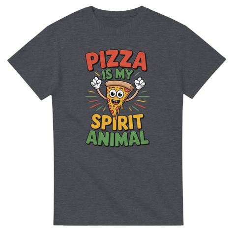 Rolig T-shirt med texten Pizza is my Spirit Animal