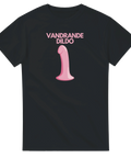 Rolig t-shirt med texten Vandrande dildo