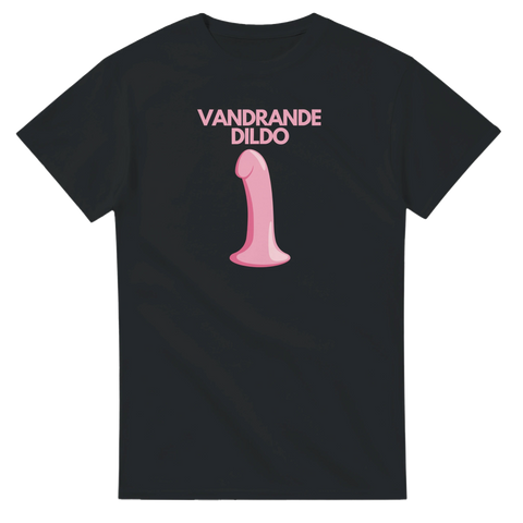 Rolig t-shirt med texten Vandrande dildo